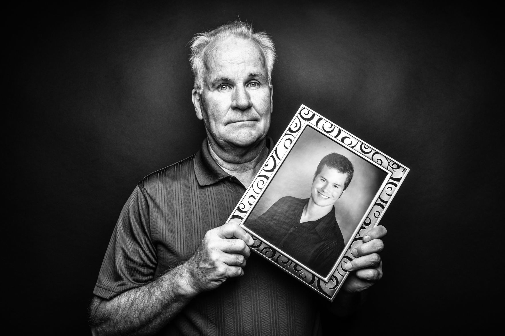 Suicide survivor portrait series